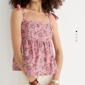 Pink Floral Women's Top